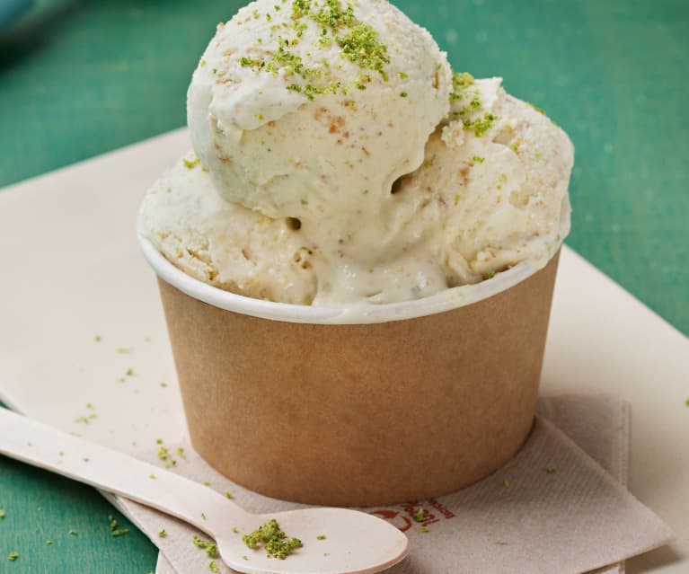 Helado de Key lime pie