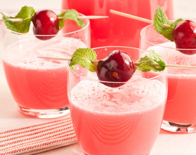 REFRESCO DE CEREZAS Y LIMÓN