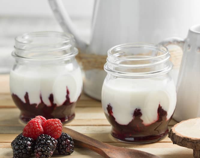 Yogur de frutos rojos