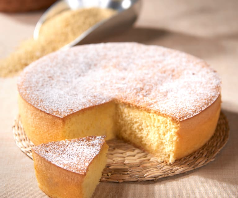 Bizcocho genovés sin gluten