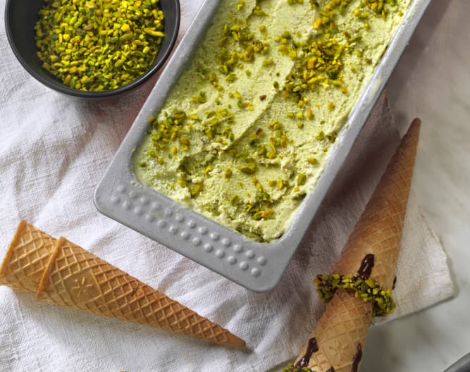 Helado de pistacho