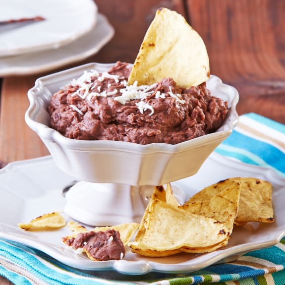 POROTOS NEGROS REFRITOS