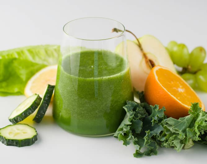 Smoothie de frutas y verduras