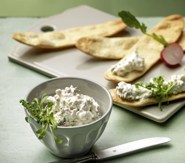 DIP DE QUESO Y RÁBANO