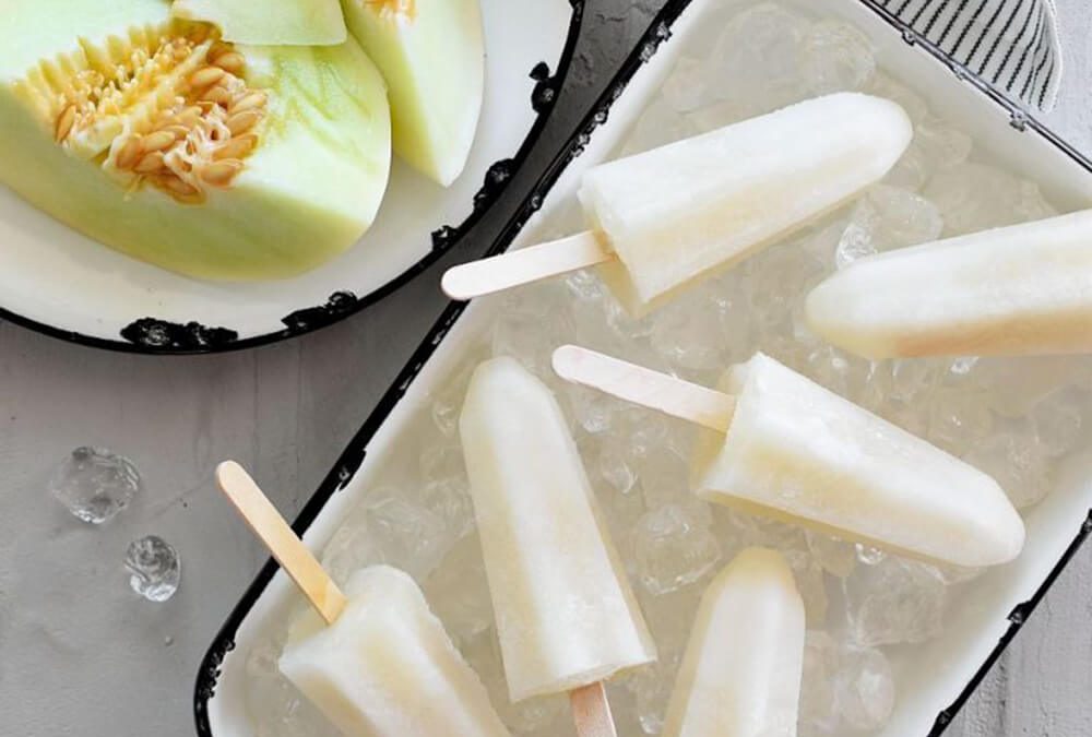 PALETA DE MELÓN CON VINO