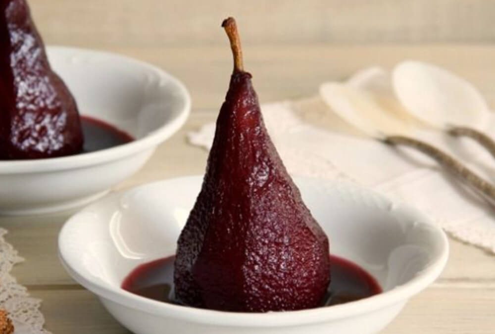 PERAS AL VINO TINTO
