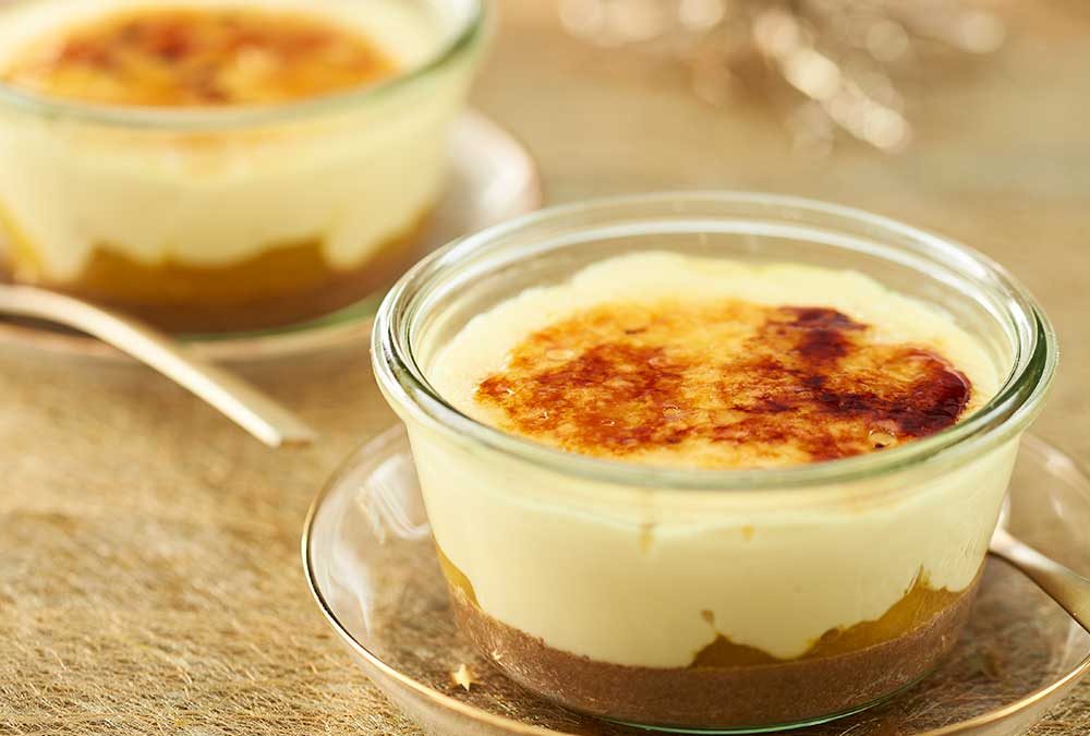 CREMA DE VAINILLA CON PERAS AL AZAFRÁN