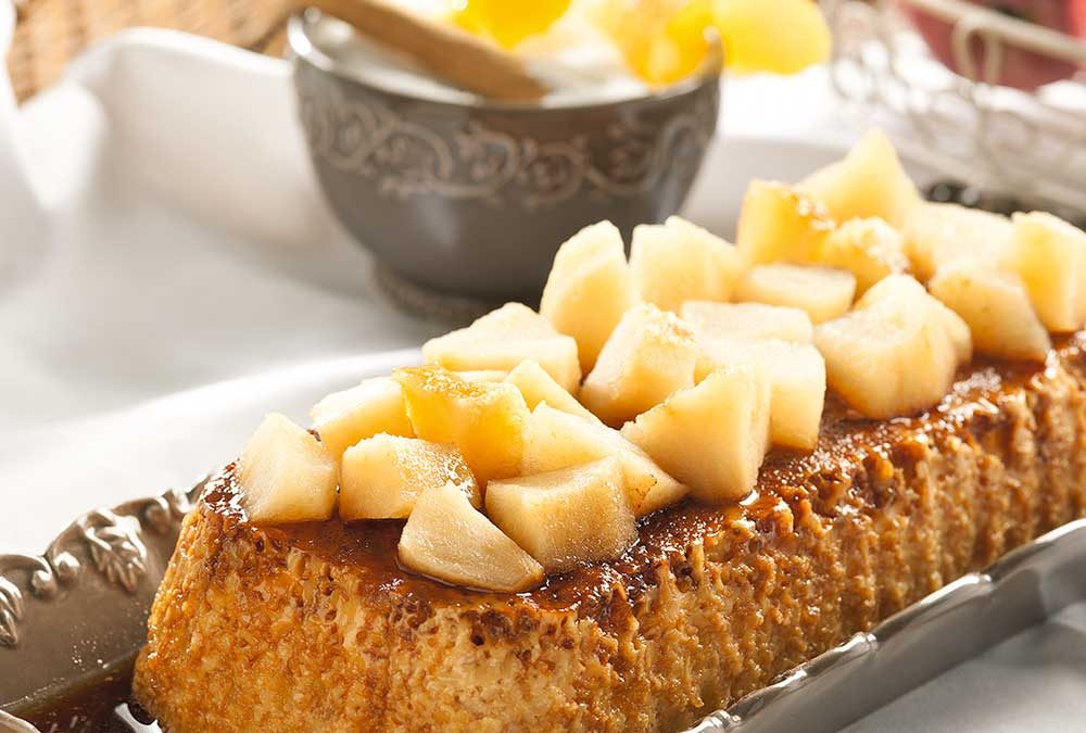 FLAN DE MANZANA EN VAROMA