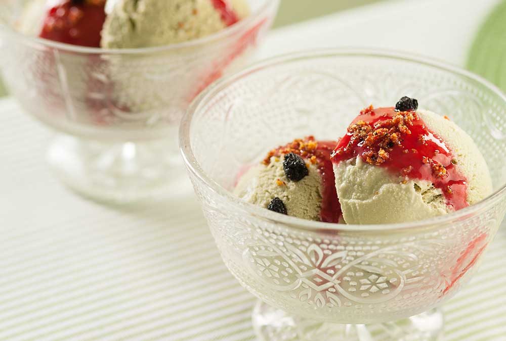 HELADO DE MANTECADO DE TÉ MATCHA