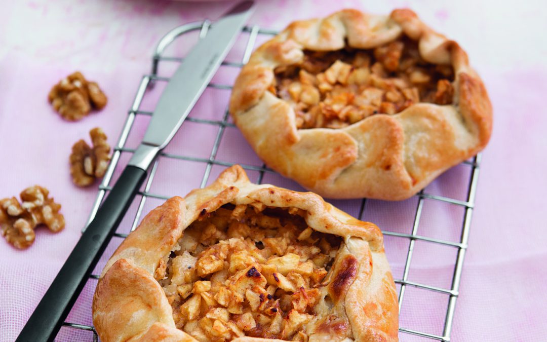 Mini galettes de manzana y membrillo