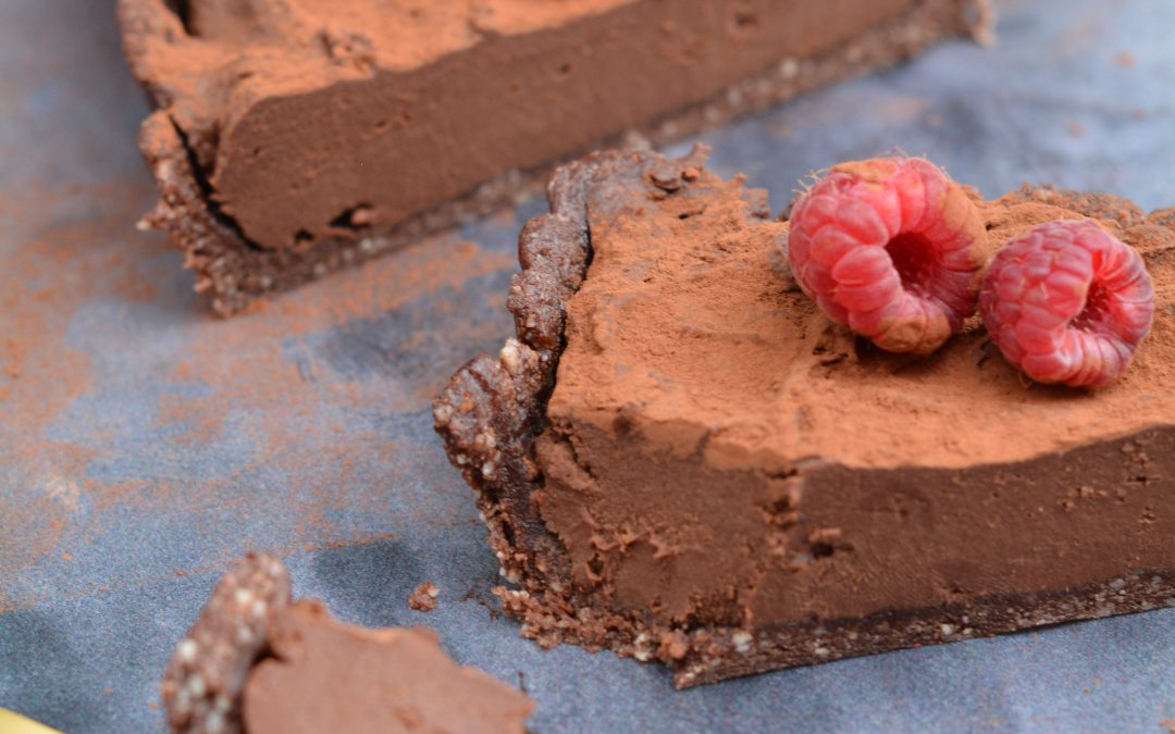 Tarta de chocolate y camote