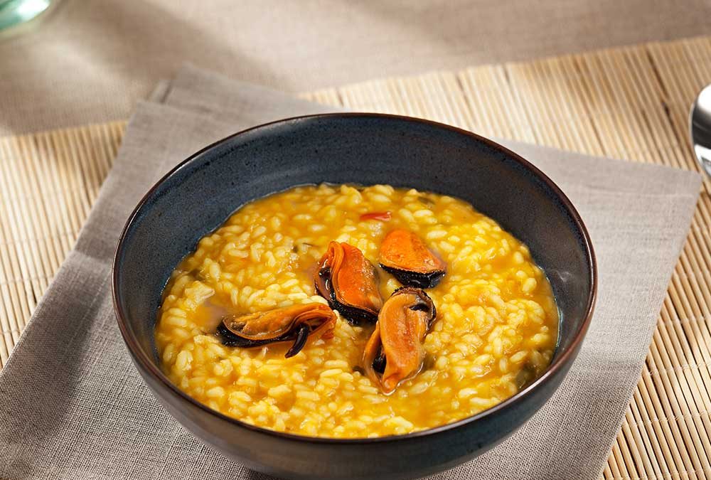 ARROZ CALDOSO CON CHORITOS